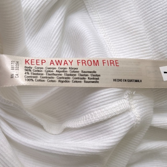 NWT Anthropologie Maeve Colorblock Ribbed Polo Shirt White Black Size M - Picture 11 of 11